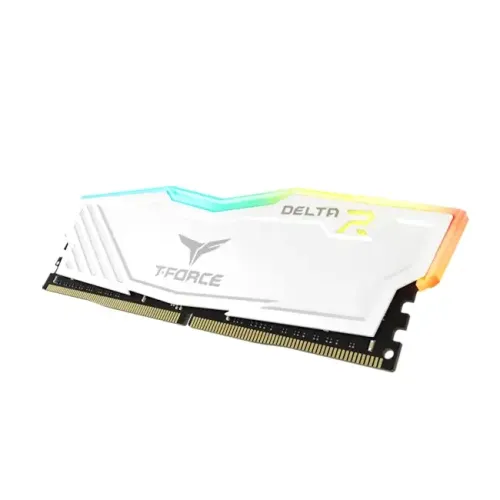 Team T-Force Delta 8GB 2666MHz DDR4 RGB White Desktop RAM